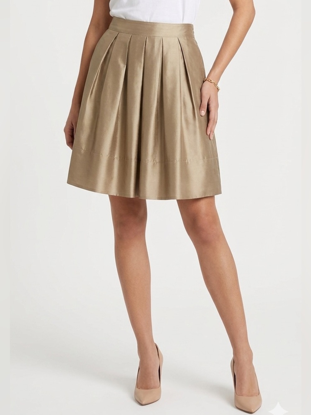 Tommy Hilfiger Gold Silk skirt